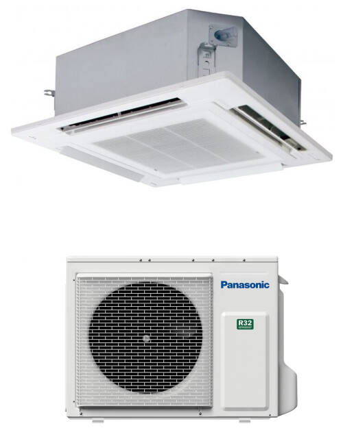Klimatyzator kasetonowy 4-kierunkowy 90x90 PACi NX - PU3 Elite 3,6 kW
